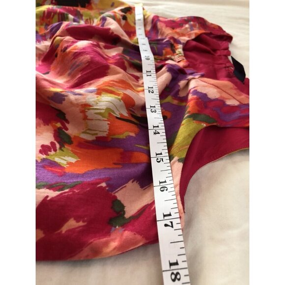 GapKids Sleeveless Floral Multicolor Dress Girls M (8) Pink Party Summer Wedding - Picture 8 of 9